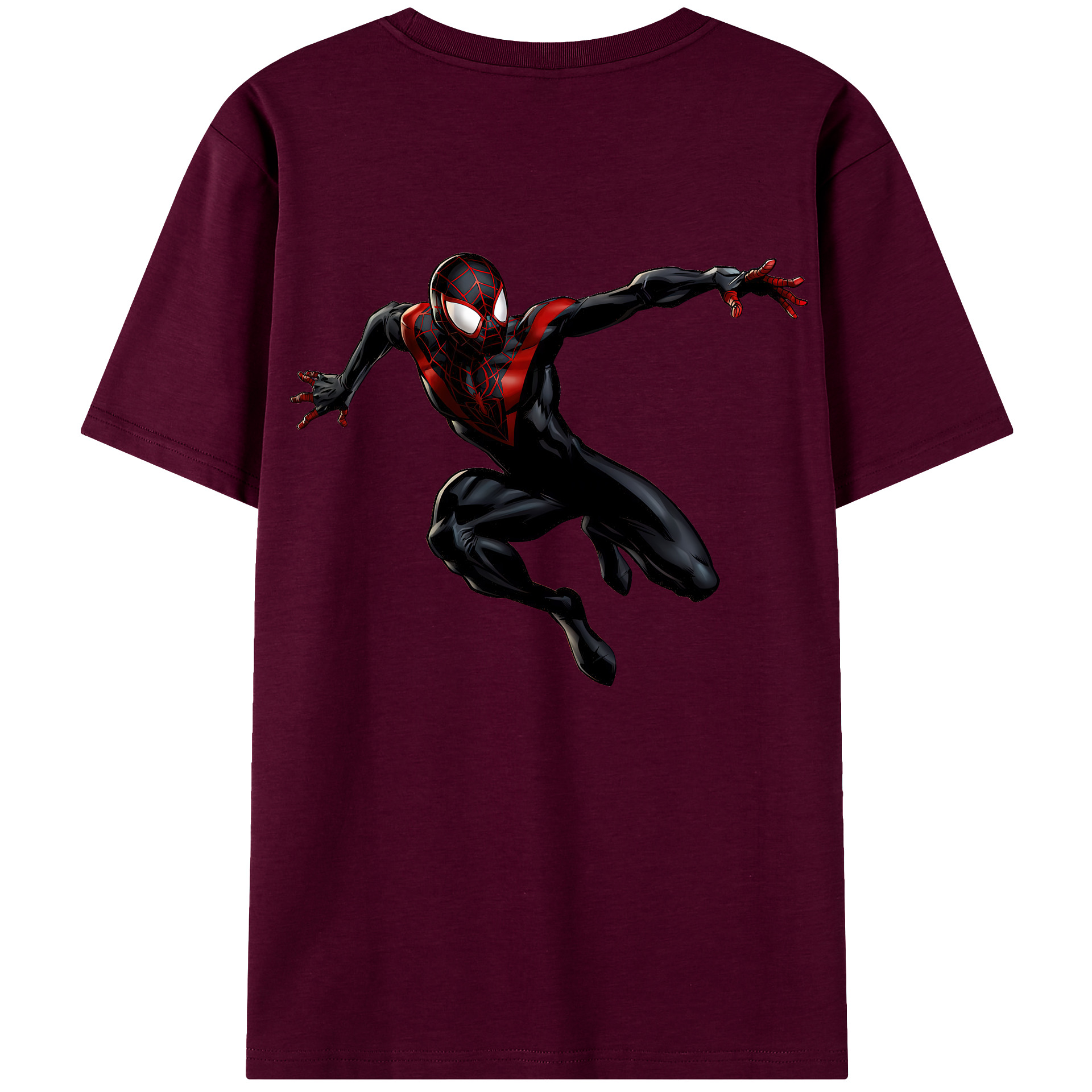 （画像用） Spider Man スパイダーマン レディース半袖Tシャツ(バックプリント)